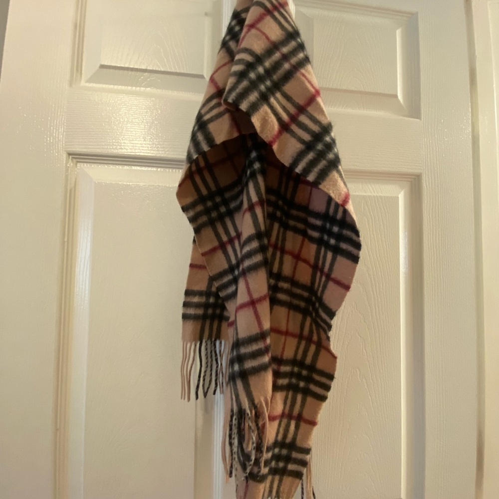 Plaid Wool Scarf